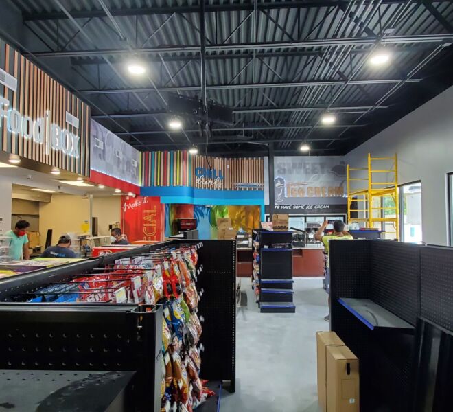 FoodBox Branding Signlift