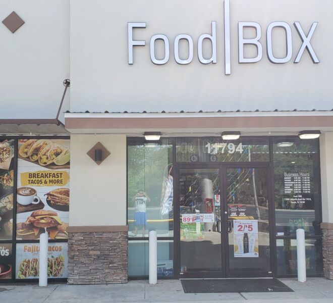 FoodBox Branding Signlift